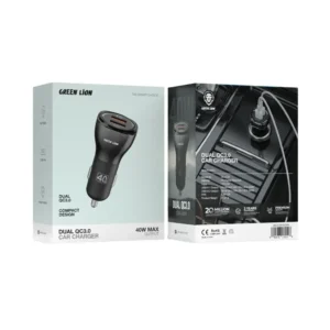 Green Lion Dual Port Car Charger 40W