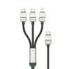 Green Lion 3-in-1 Cable Braided Type-C to C+C+L